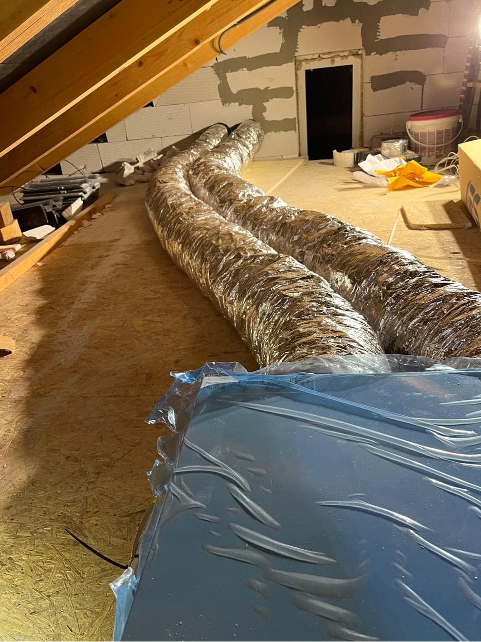 Rekuperačná jednotka Flexit Nordic CL3 a rozvody