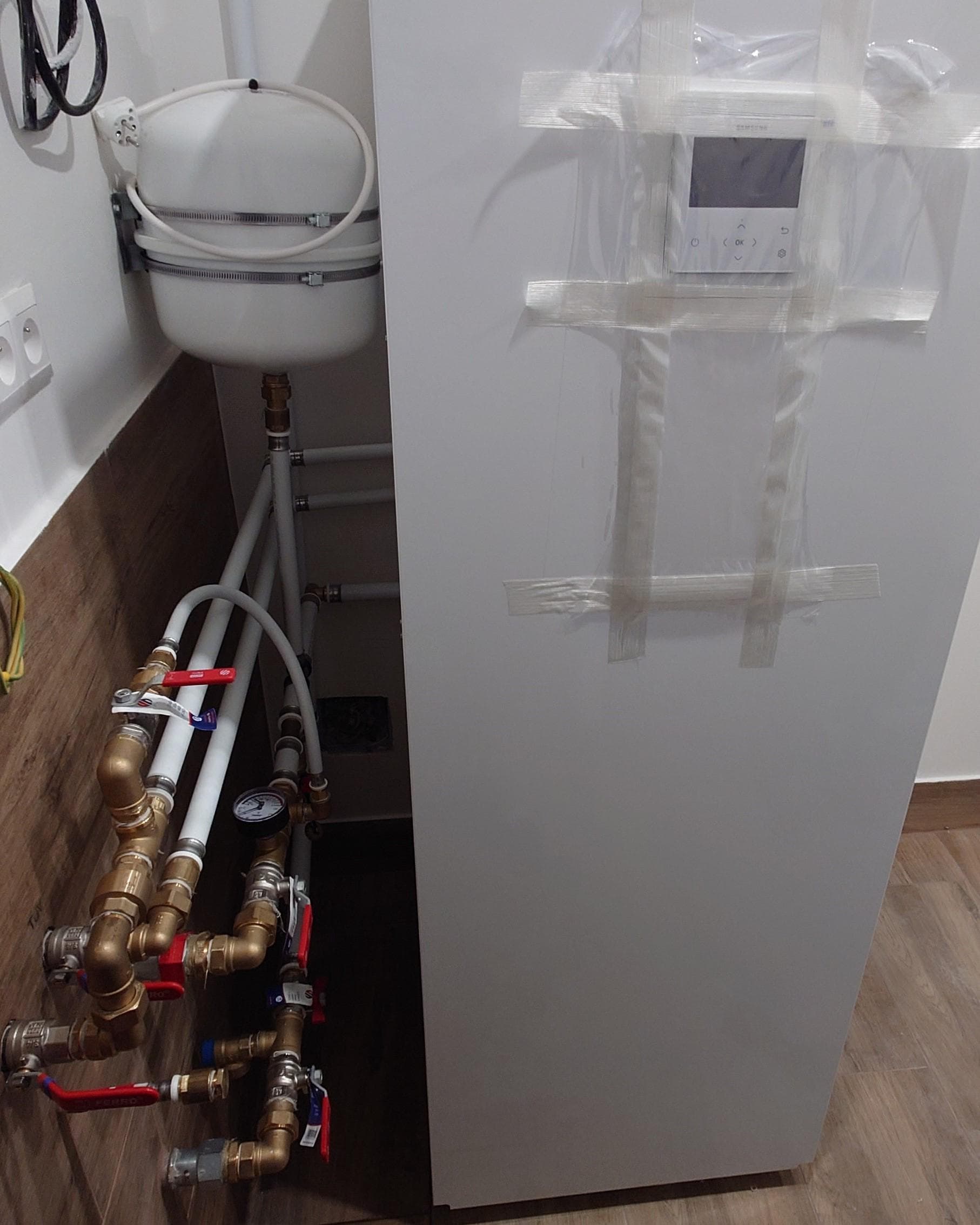 Tepelné čerpadlo Samsung v obci Gomboš