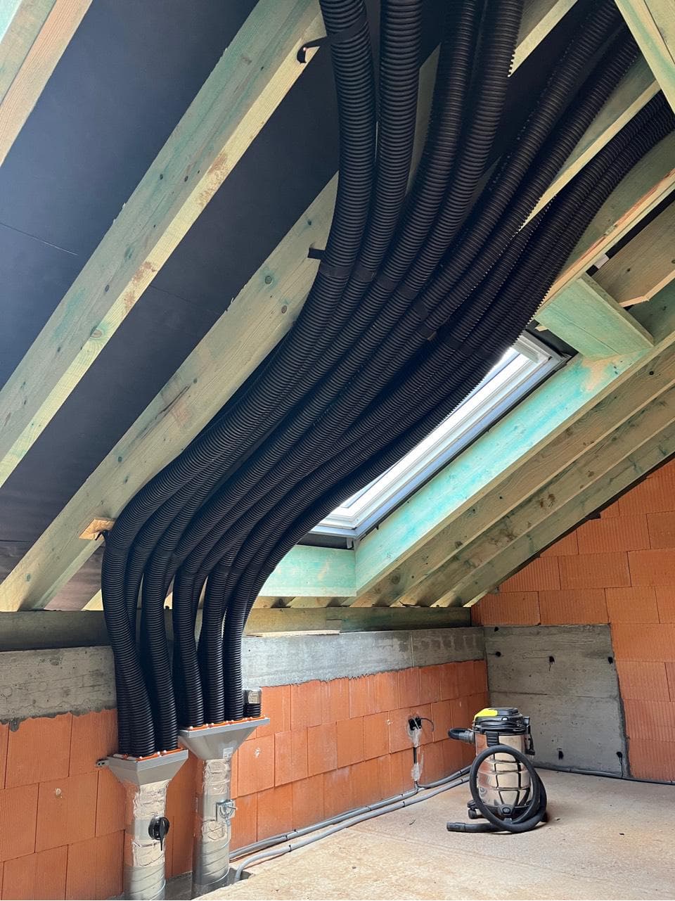 Realizácia rekuperačných rozvodov v obci Teriakovce, okres Prešov