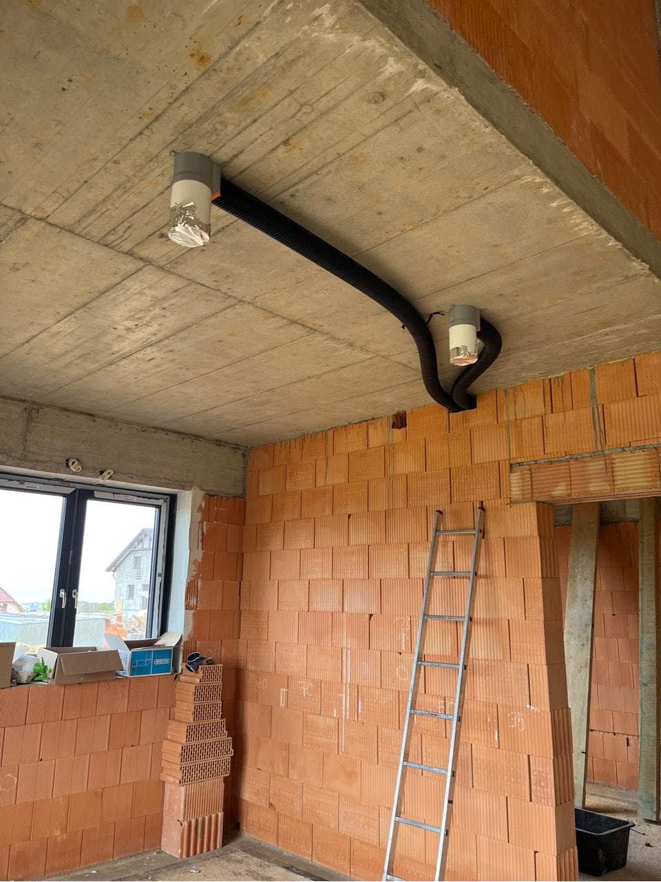 Realizácia rekuperačných rozvodov v obci Teriakovce, okres Prešov