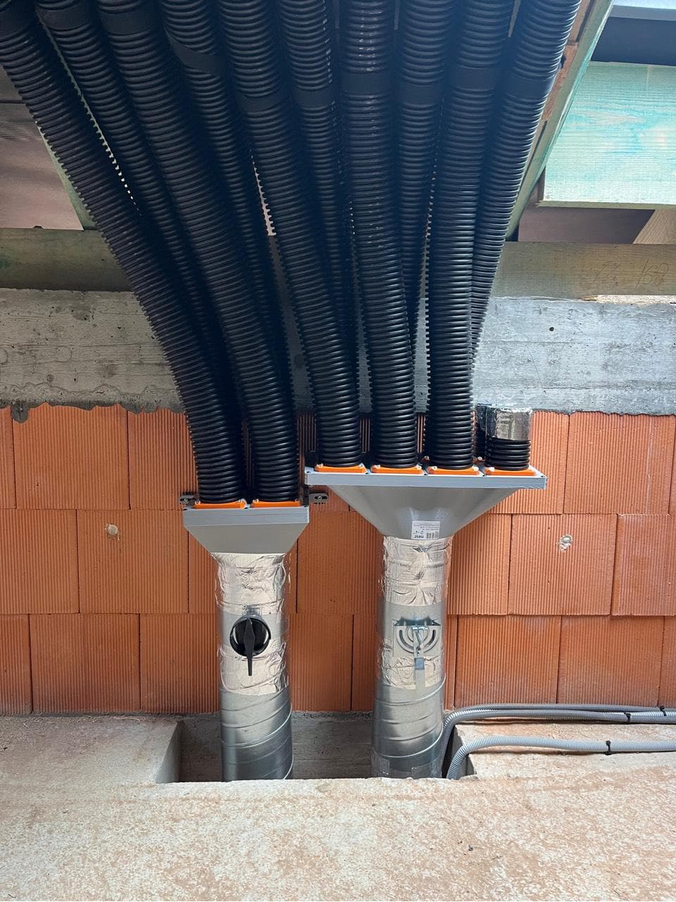 Realizácia rekuperačných rozvodov v obci Teriakovce, okres Prešov