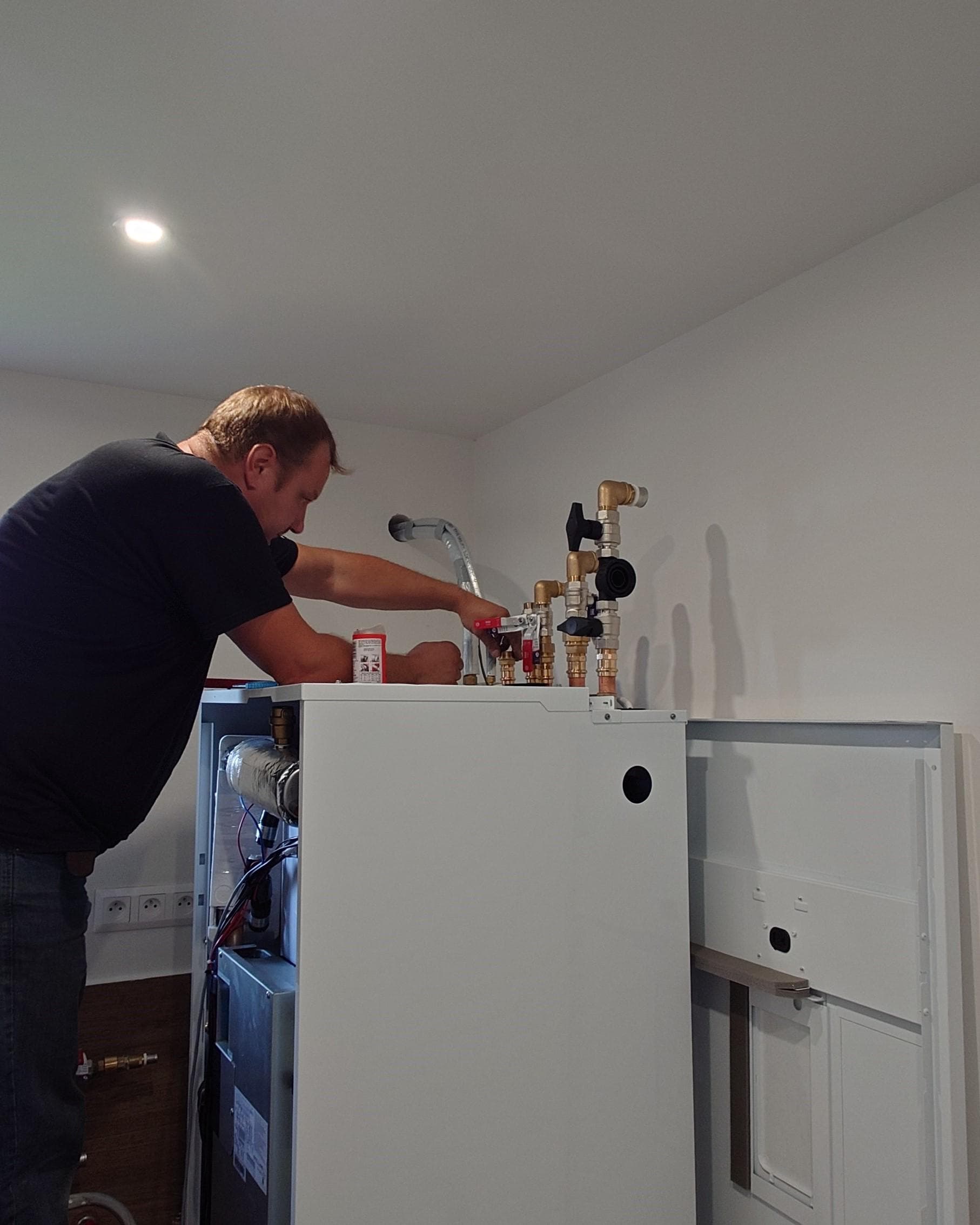 Tepelné čerpadlo Samsung v obci Gomboš