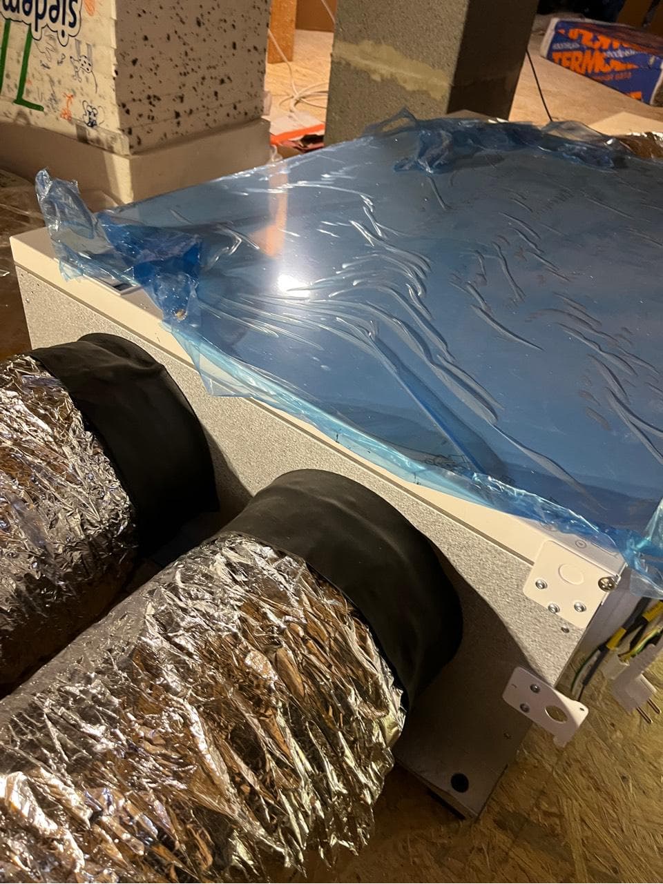 Rekuperačná jednotka Flexit Nordic CL3 a rozvody